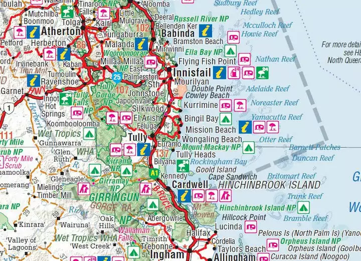 Hema Queensland Australia Waterproof State Map 12th Edition - Image 6