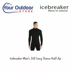 Icebreaker Mens 260 Long Sleeve Half Zip