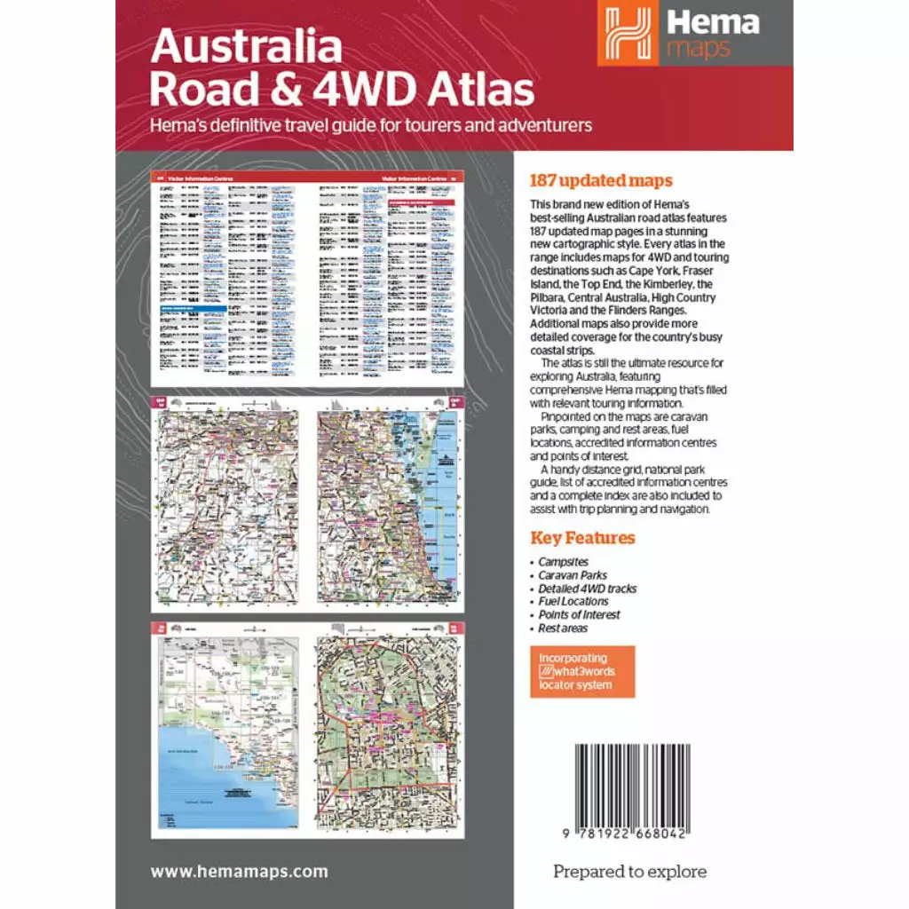 Hema Australian Road And 4WD Atlas (Handy) - Image 3