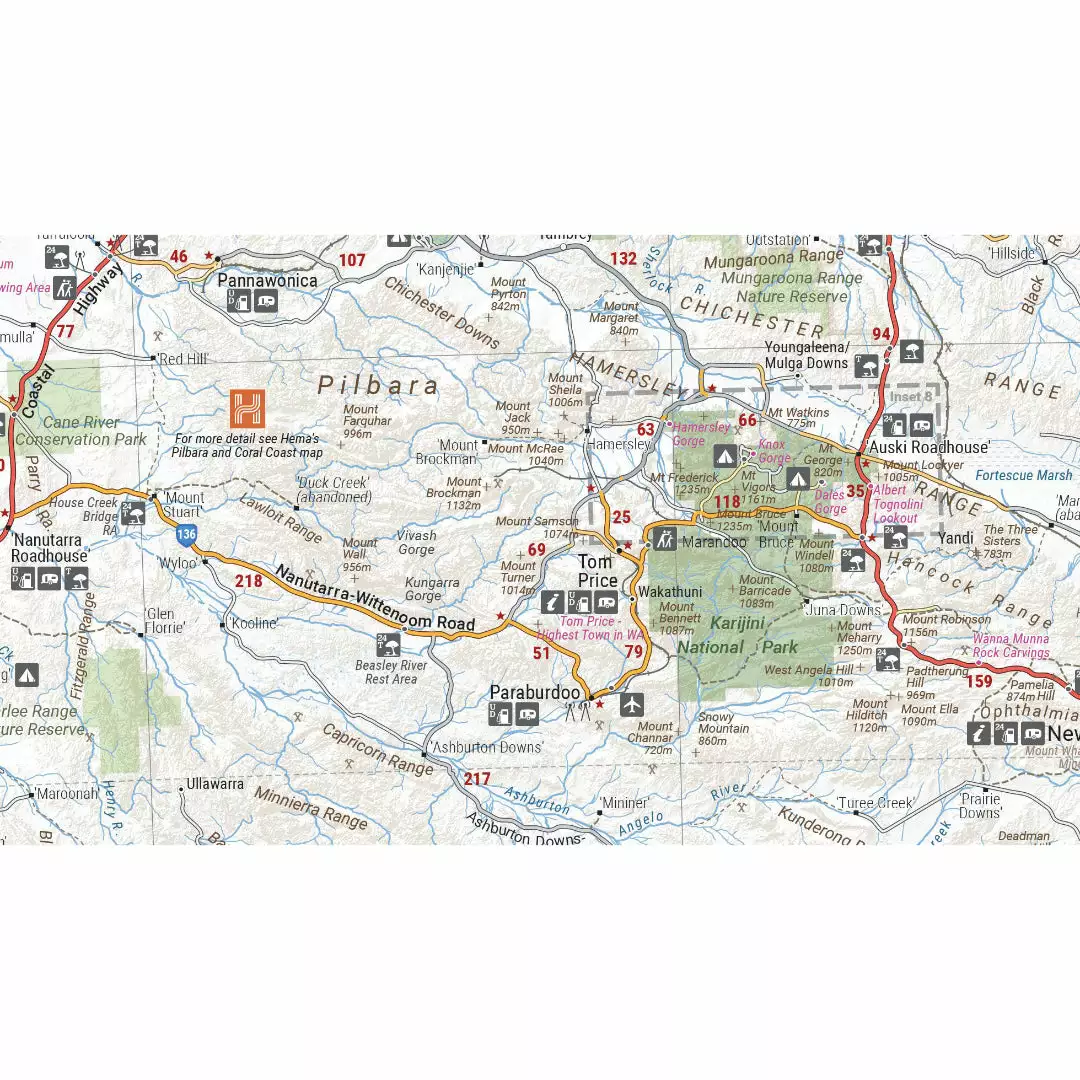 Hema Western Australia Waterproof State Map 11th Edition - Image 6