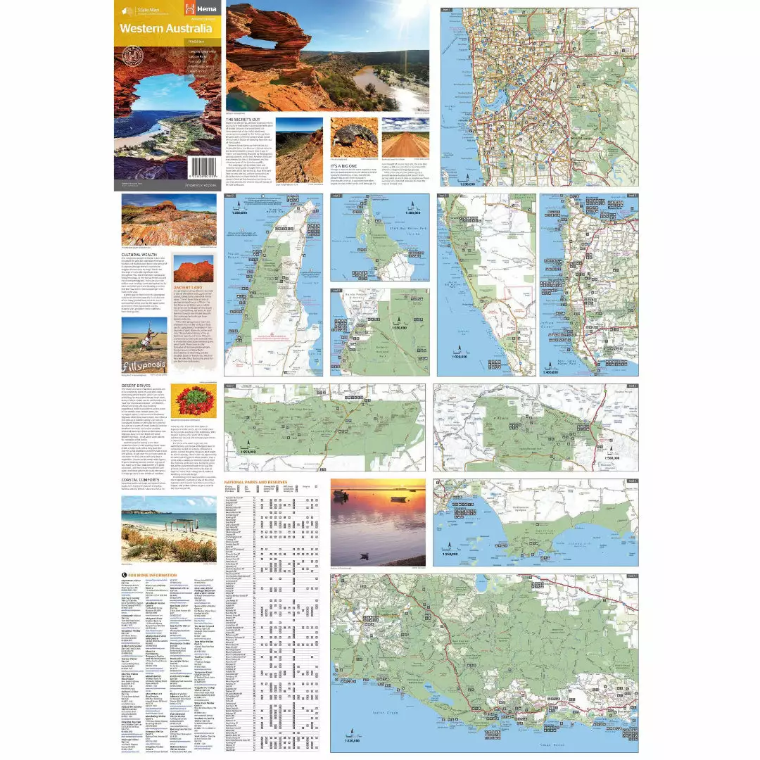 Hema Western Australia Waterproof State Map 11th Edition - Image 5
