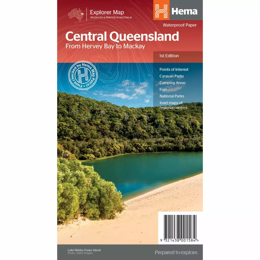 Hema Central Queensland Waterproof Map 1st Edition - Image 2