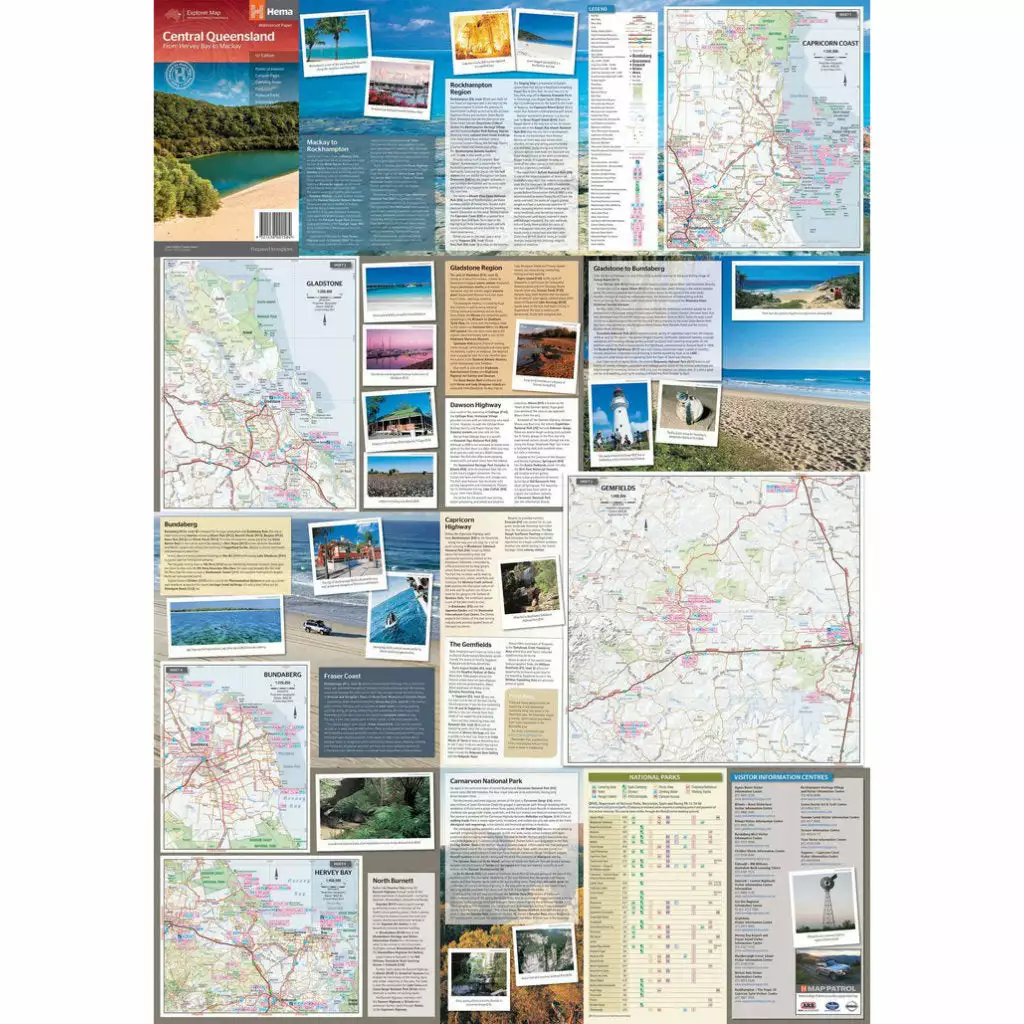 Hema Central Queensland Waterproof Map 1st Edition - Image 3