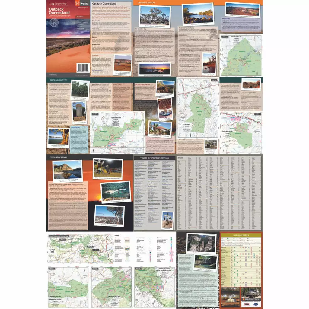 Hema Outback Queensland Waterproof Map 4th Edition - Image 3