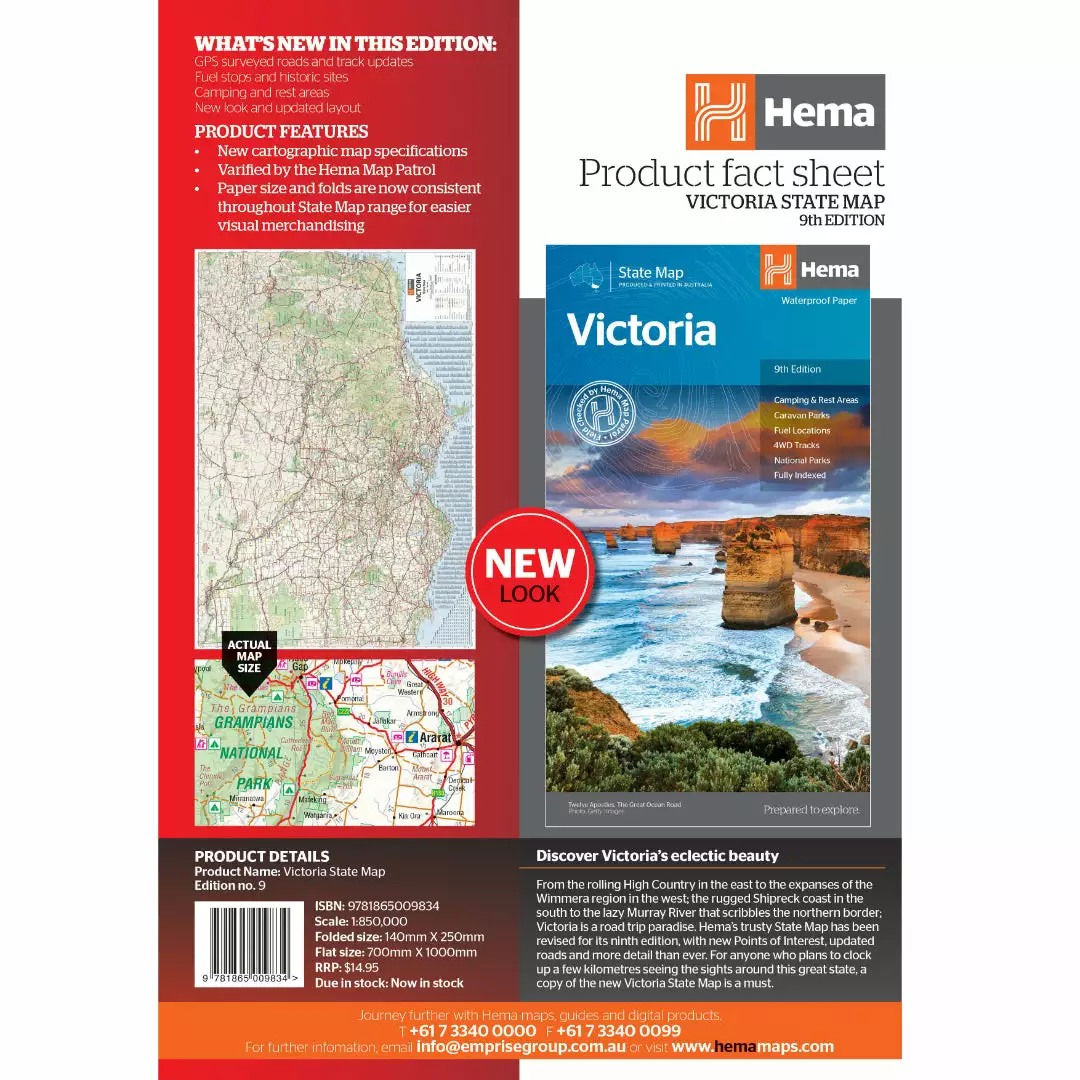 Hema Victoria State Map 9th Edition - Image 6