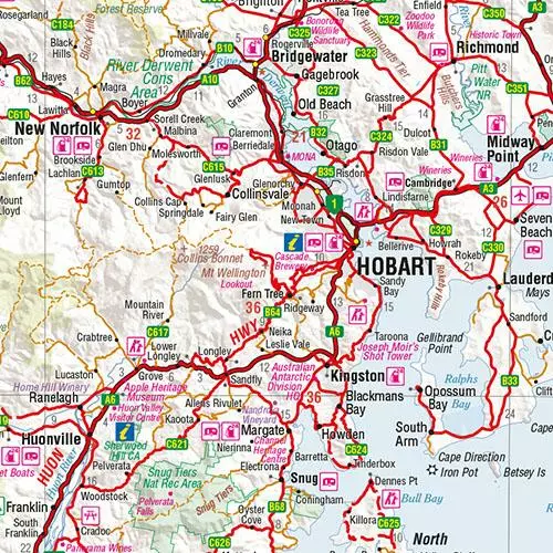Hema Tasmania Handy Map - Image 4