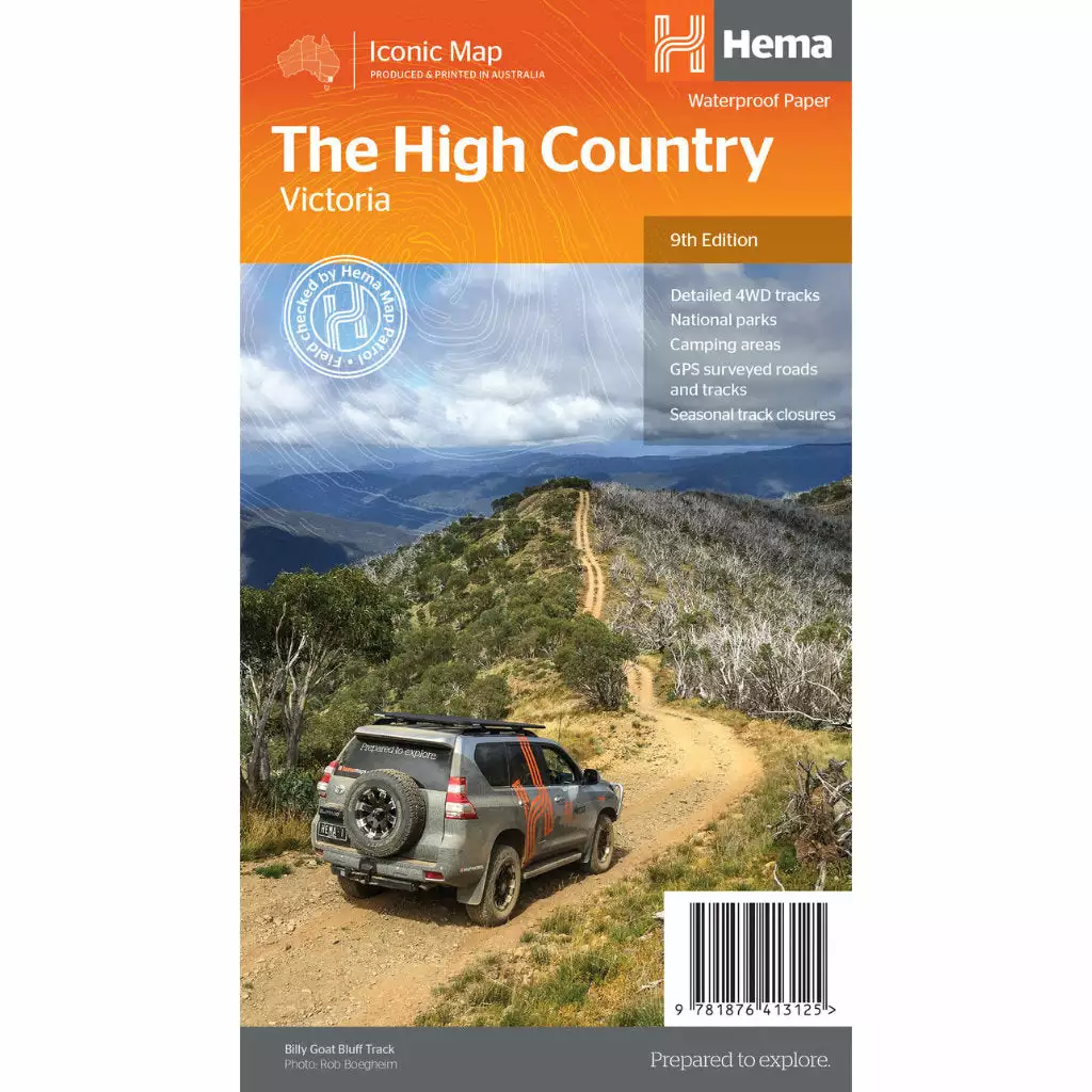 Hema Victorian High Country Waterproof Map - Image 2