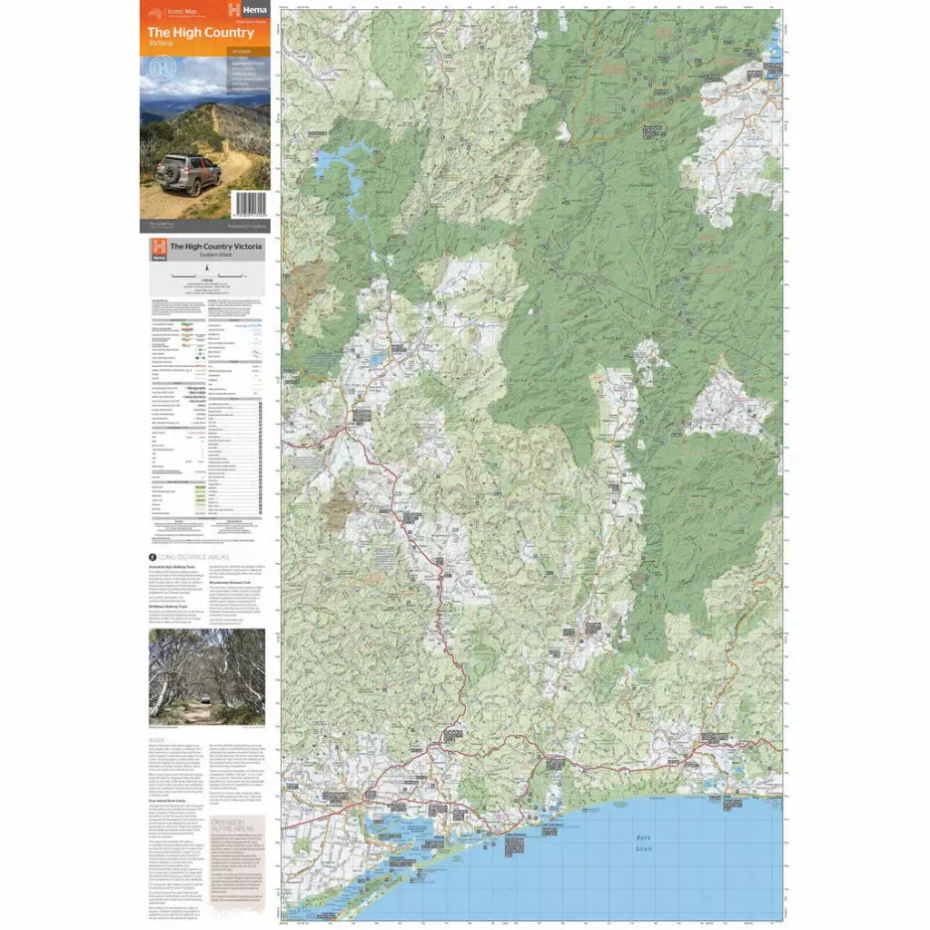 Hema Victorian High Country Waterproof Map - Image 4