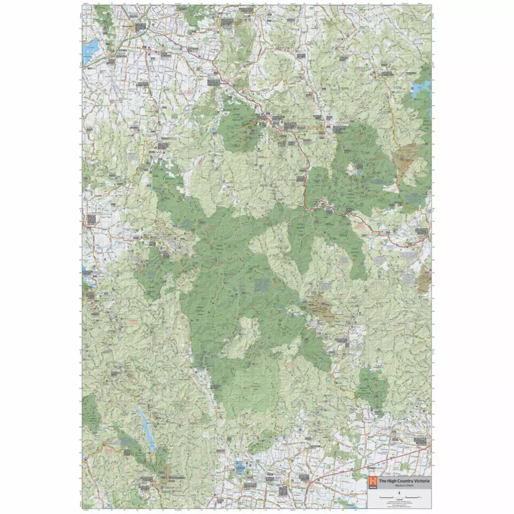 Hema Victorian High Country Waterproof Map - Image 5