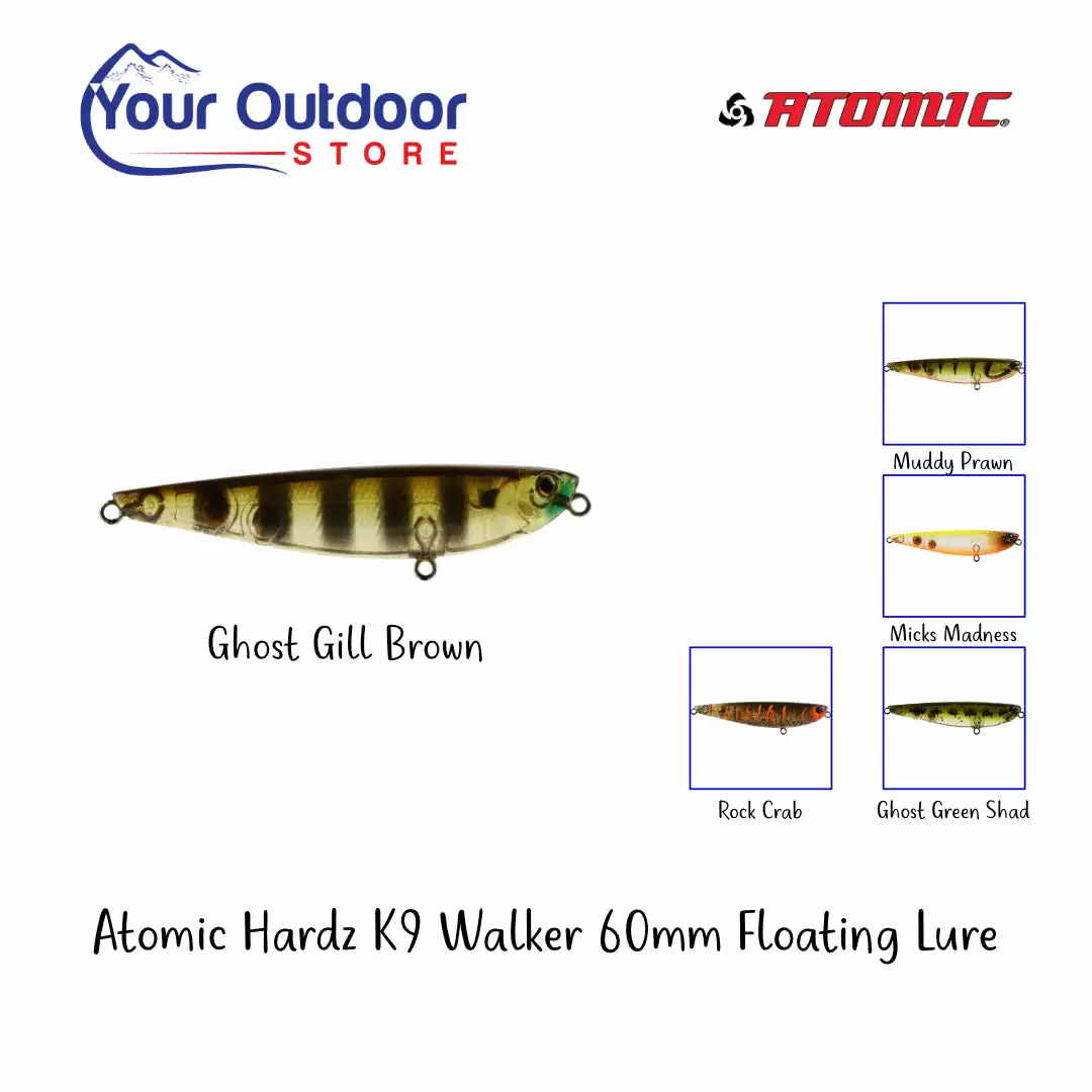 Atomic Hardz K9 Walker 60 Floating Lure