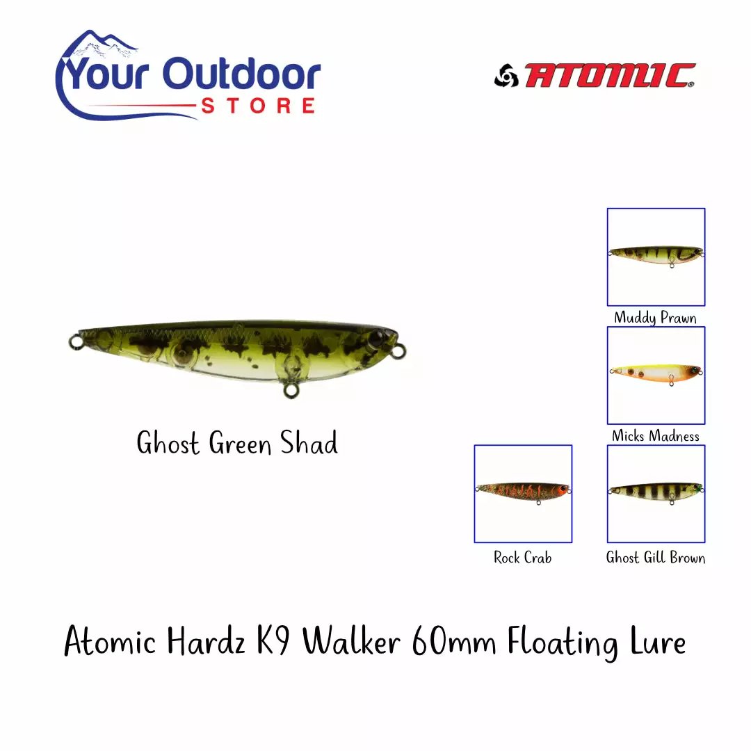 Atomic Hardz K9 Walker 60 Floating Lure - Image 2