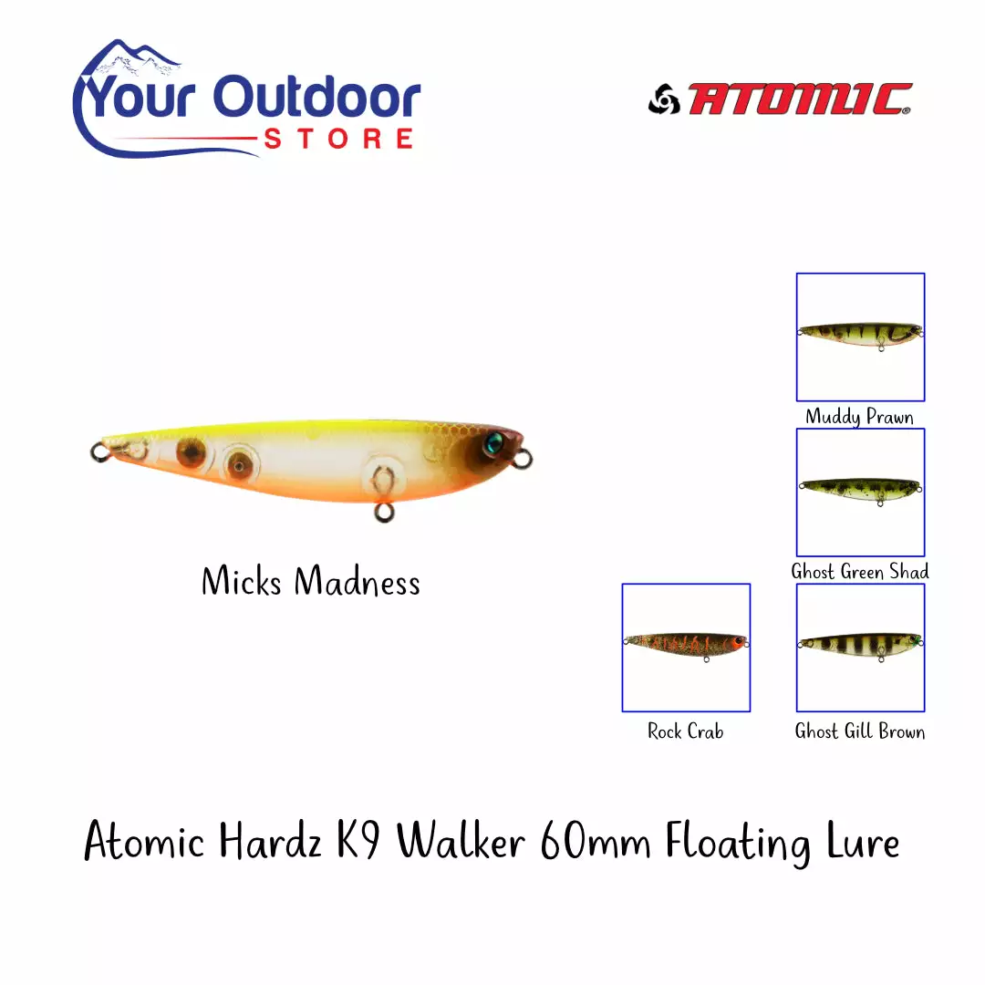 Atomic Hardz K9 Walker 60 Floating Lure - Image 3