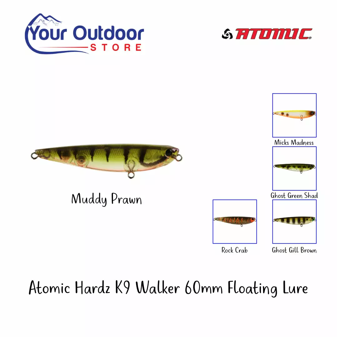 Atomic Hardz K9 Walker 60 Floating Lure - Image 4
