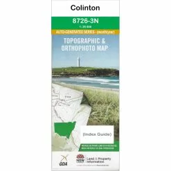 Australian Bush And Country Maps Colinton 8726-3-N NSW Topographic Map 1 25k