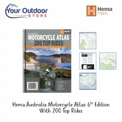 Hema Australia Motorcycle Atlas With 200 Top Rides