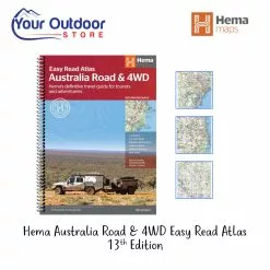 Hema Australian Road And 4WD Atlas (Easy Read)