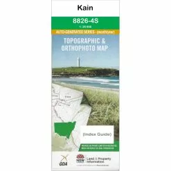 Australian Bush And Country Maps Kain 8826-4-S NSW Topographic Map 1 25k