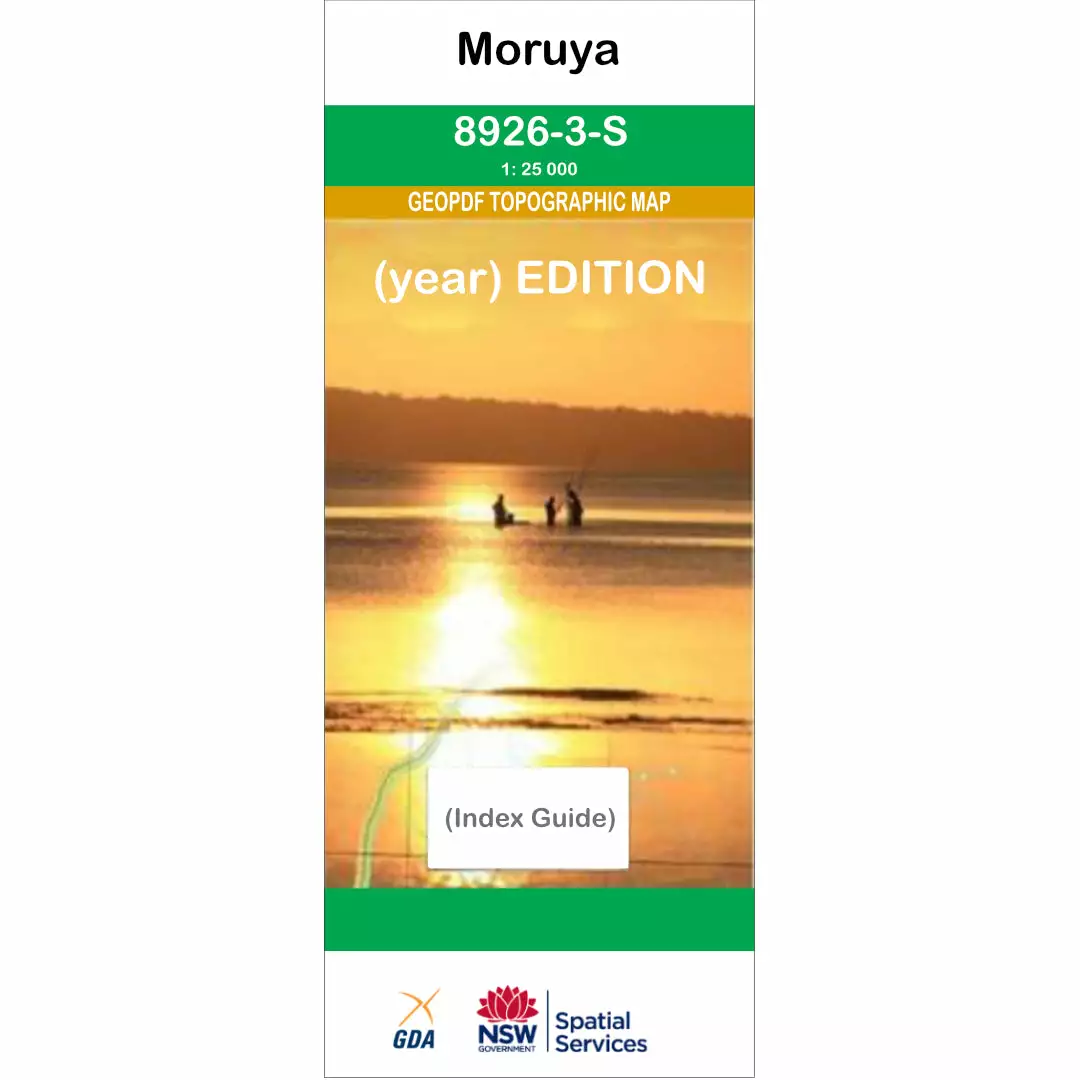 Australian Bush And Country Maps Moruya 8926-3-S NSW Topographic Map 1 25k