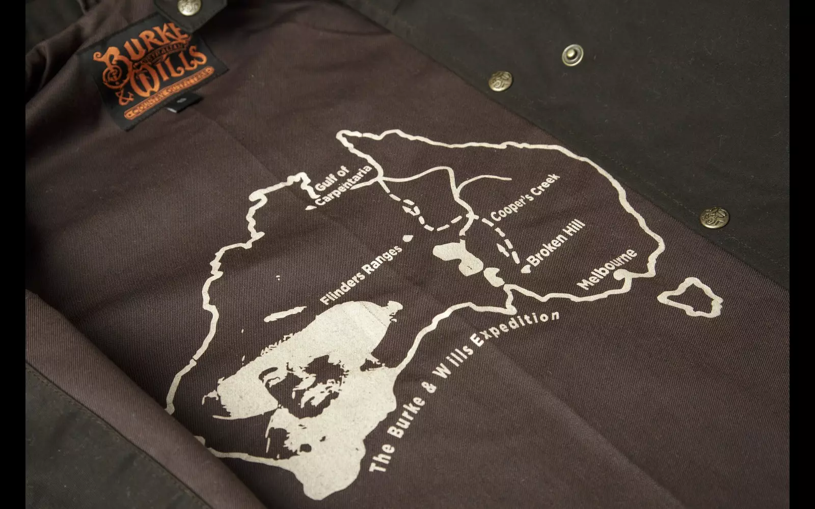 Burke And Wills Balranald Full Length Oilskin Coat - Image 5