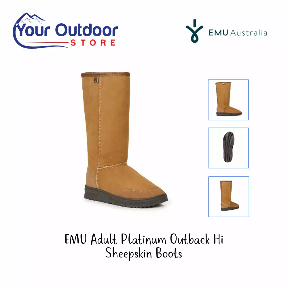 Emu Adult Platinum Outback Hi Sheepskin Boot