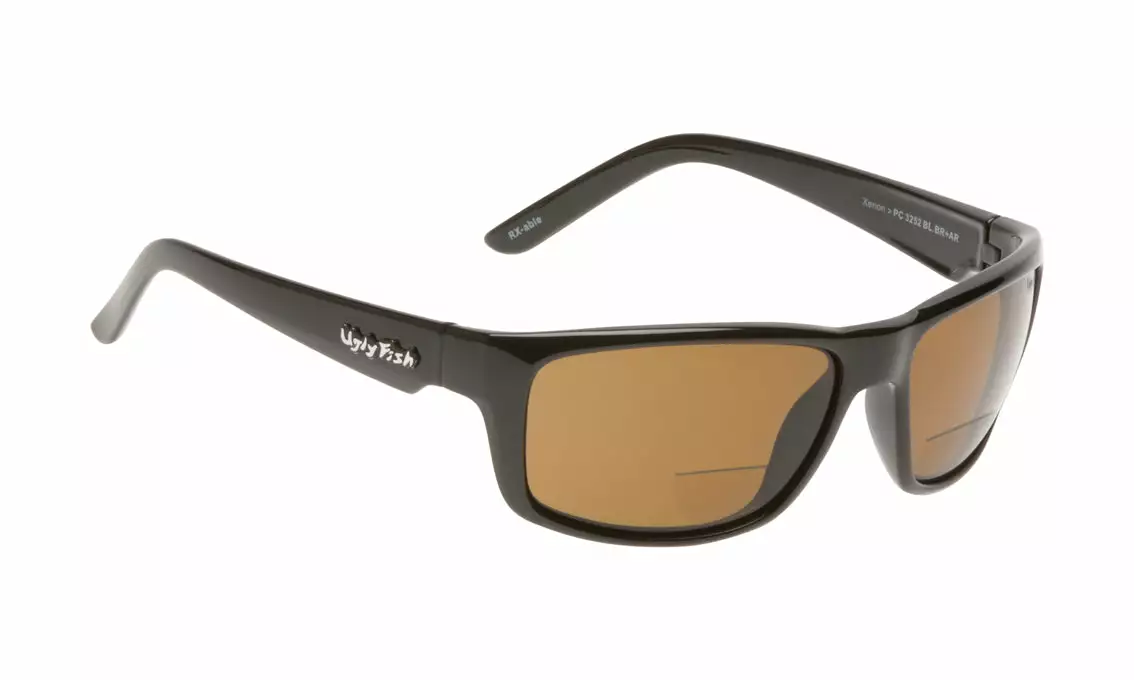 Ugly Fish Adult Bifocal Polarised Xenon Sunglasses BL.BR+AR+1.50