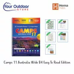 Hema Camps 11 Australia Wide B4 Spiral Book Easy Read Edition