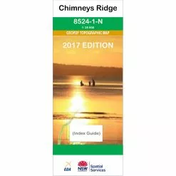 Australian Bush & Country Maps Chimneys Ridge 8524-1-N NSW Topographic Map 1:25k