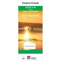 Australian Bush And Country Maps Cowra Creek 8725-1-N NSW Topographic Map 1 25k