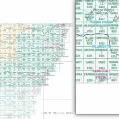 Australian Bush And Country Maps Eden 8823 Topographic Map 1 100 000 Scale