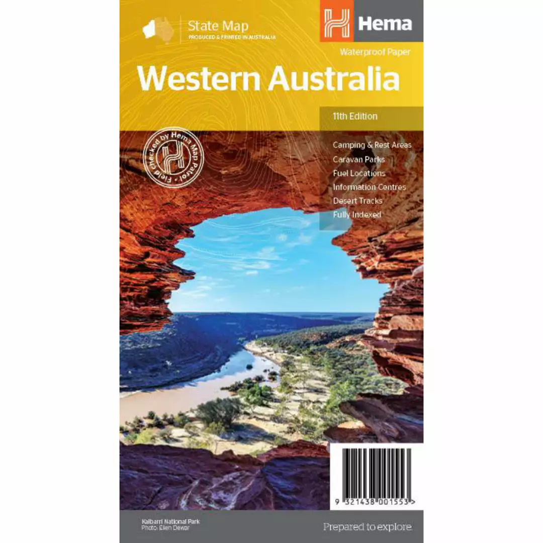 Hema Western Australia Waterproof State Map 11th Edition - Image 2